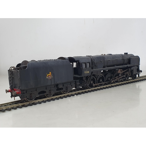 1254 - A boxed Hornby 00 gauge R2105C Class 9F 2-10-0 Locomotive Running No.92158 in BR black livery, has b... 