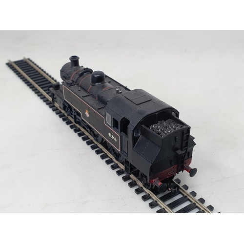 1266 - A boxed Bachmann 00 gauge Ivatt Class 2MT 2-6-2T Running No.41243 in BR lined black early crest live... 