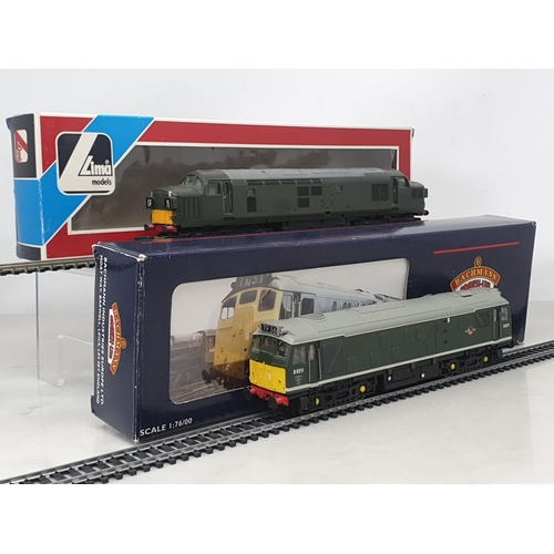 1272 - A boxed Bachmann 00 gauge Class 25/1 in BR green livery and a boxed Lima Class 37 in green livery, b... 