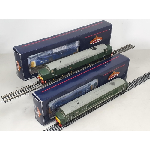 1273 - A boxed Bachmann 00 gauge Class 40 in BR green livery, and a boxed Class 44 'Scafell Pike' diesel Lo... 