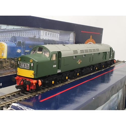 1273 - A boxed Bachmann 00 gauge Class 40 in BR green livery, and a boxed Class 44 'Scafell Pike' diesel Lo... 