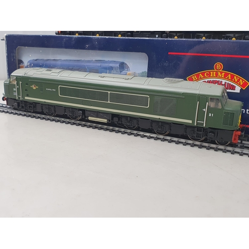 1273 - A boxed Bachmann 00 gauge Class 40 in BR green livery, and a boxed Class 44 'Scafell Pike' diesel Lo... 