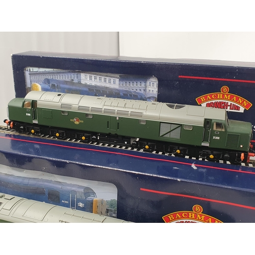 1273 - A boxed Bachmann 00 gauge Class 40 in BR green livery, and a boxed Class 44 'Scafell Pike' diesel Lo... 