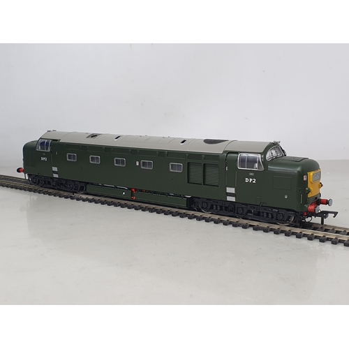 1276 - A boxed Heljan 00 gauge English Electric DP2 Prototype diesel Locomotive in early BR green livery, l... 