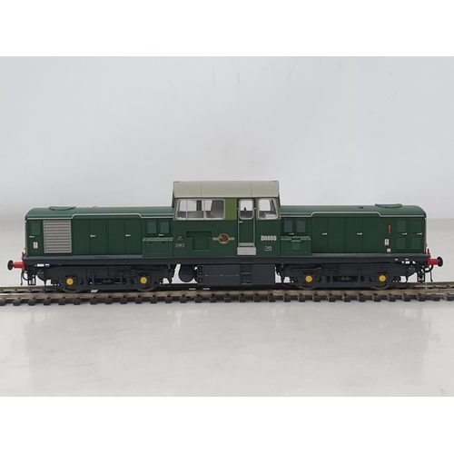 1277 - A boxed Heljan 'Crocodile' diesel Locomotive in BR green livery Running No.D8600, appears lightly ru... 