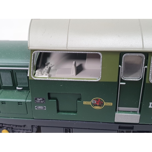 1277 - A boxed Heljan 'Crocodile' diesel Locomotive in BR green livery Running No.D8600, appears lightly ru... 