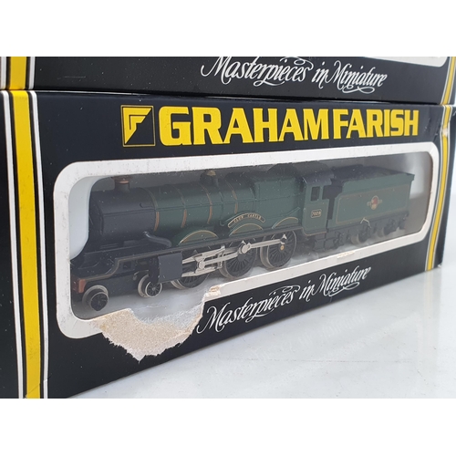 1281 - A boxed Graham Farish N gauge No.1124 57XX 0-6-0 Pannier Tank in GWR livery and a boxed No.1444 'Clu... 