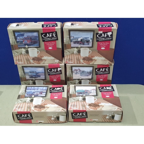 Six boxed Corgi Cafe Connections Models