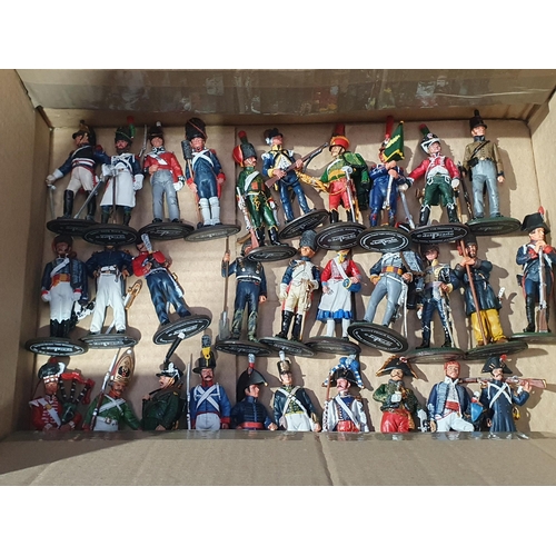 1524 - Three boxes of unboxed Del Prado Infantry Figures