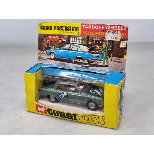 1545 - A boxed Corgi Toys No.275 grey Rover 2000TC, G, box VG (slight crack to cellophane)