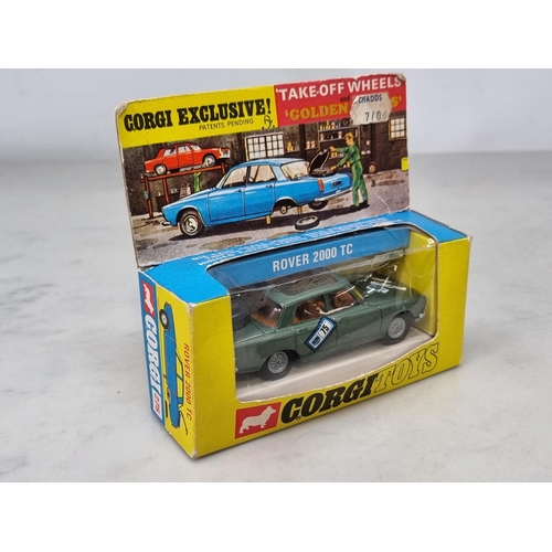 1545 - A boxed Corgi Toys No.275 grey Rover 2000TC, G, box VG (slight crack to cellophane)