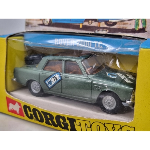 1545 - A boxed Corgi Toys No.275 grey Rover 2000TC, G, box VG (slight crack to cellophane)