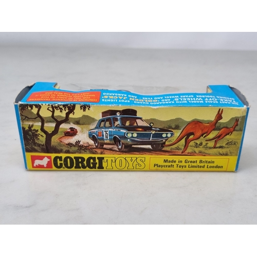 1546 - A boxed Corgi Toys No.302 Hillman Hunter (lacking kangaroo), Ex, box Ex