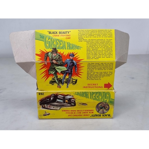 1551 - A boxed Corgi Toys No.268 The Green Hornet 'Black Beauty', Nr M-M, Box Ex with insert (tape)