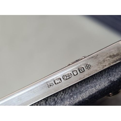 108 - A modern silver oblong Photograph Frame, London 2000, 8 1/4 x 6 1/2in