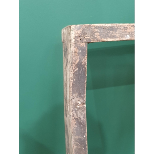 11 - A large painted pine Estate Bacon/Kitchen Rack, 8ft Long x 4ft Wide.