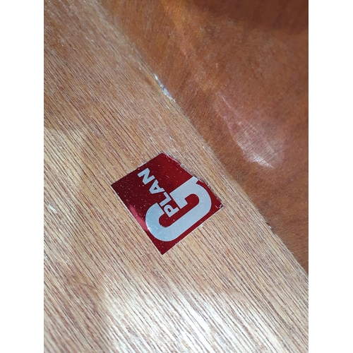 19 - A G-Plan teak Side Table fitted two frieze drawers 3ft 6in W x 2ft 5in H (R3)