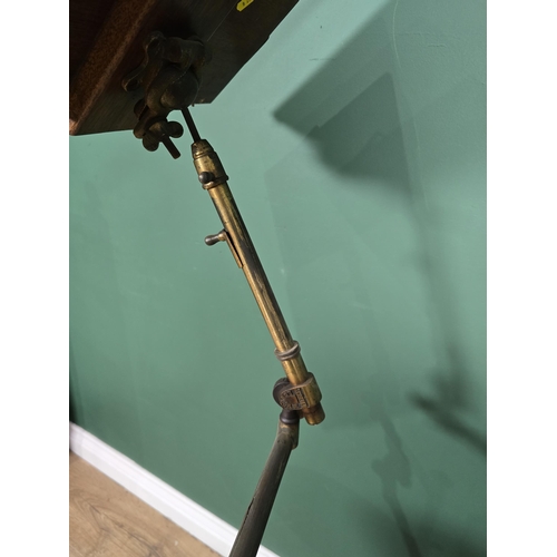 5 - A 19th Century mahogany and brass Reading Stand by Carter of London, A/F (R3)