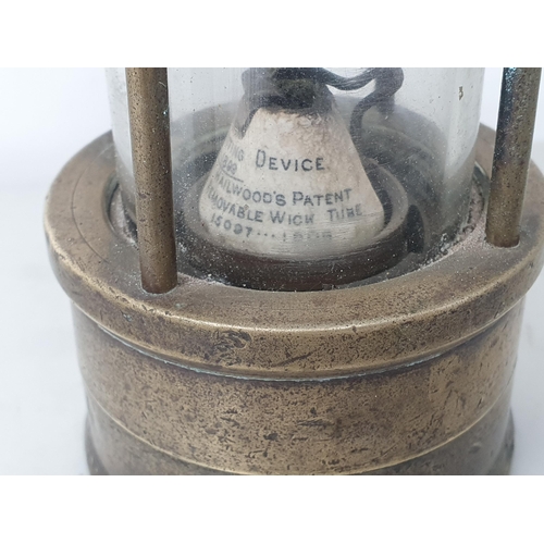 55 - A Miner's Lamp with Hailwood's Patent Removable Wick Tube (R2)