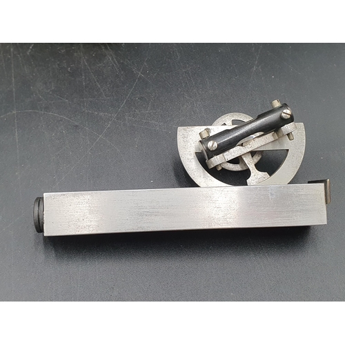 61 - A Pocket level by Stanley, London and an Altimeter by Stanley, London, No 2099, both in leather case... 