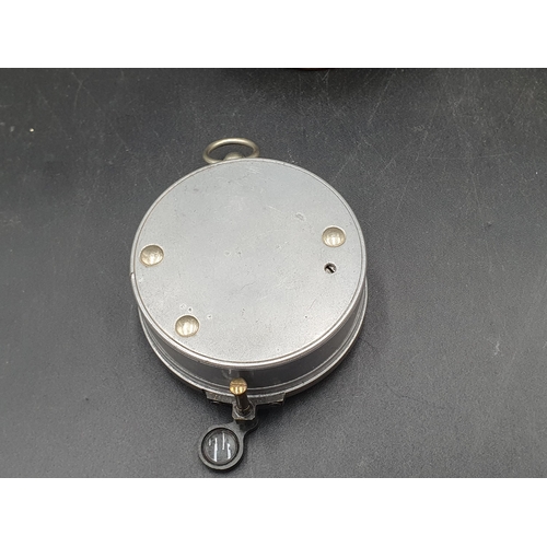 61 - A Pocket level by Stanley, London and an Altimeter by Stanley, London, No 2099, both in leather case... 