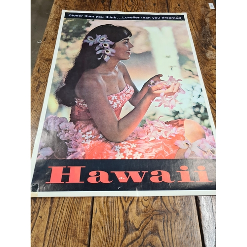 84 - Six Travel Posters: Japan, Hawaii, South Pacific and Fiji. (R3)
