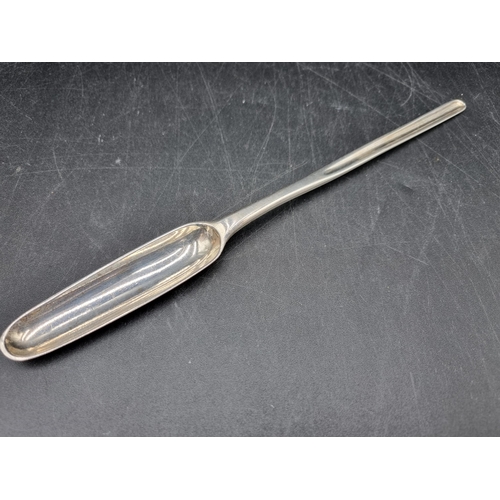 134 - A George III silver Marrow Scoop, London 1791, maker: Wm Shaw