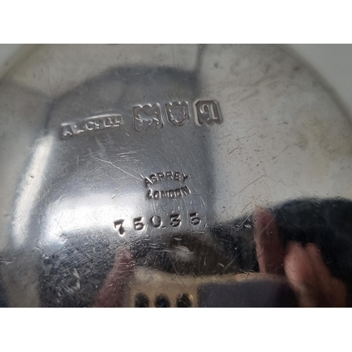 143 - A George V silver Sauce Boat with scroll handle on hoof feet, London 1911, Asprey & Co, Ltd, 170gms