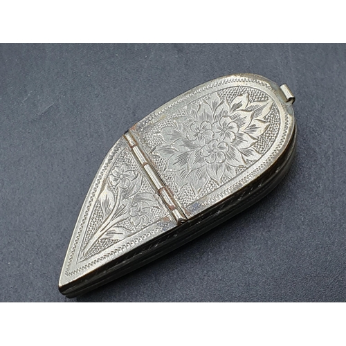 186 - A Dutch silver small square Box decorated romantic figures in landscape. two oval 800 Boxes engraved... 