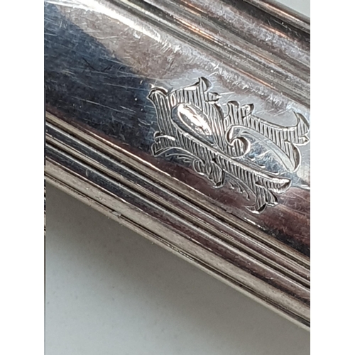 196 - A George III silver Fish Slice with pierced and engraved blade, London 1797, maker: Peter & Ann Bate... 