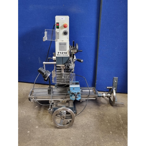 A Wabeco F1210 Drilling Milling Machine, PASSED PAT (R10)