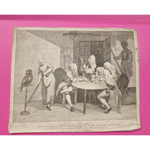 364 - ASCRIBED TO HENEAGE FINCH, 4th EARL OF AYLESFORD. A view towards Port Eliot, Cornwall, grey wash, 6 ... 
