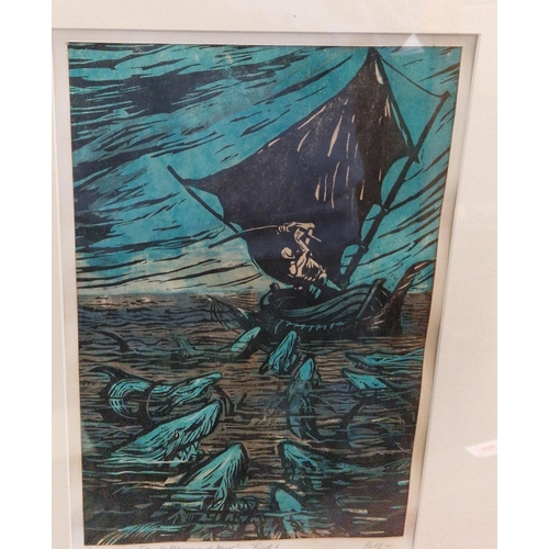 367 - CONTINENTAL SCHOOL C. 1935. A Collection of seven lithographic prints, all illustrations, variously ... 