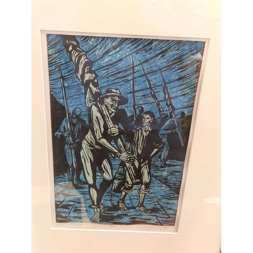367 - CONTINENTAL SCHOOL C. 1935. A Collection of seven lithographic prints, all illustrations, variously ... 