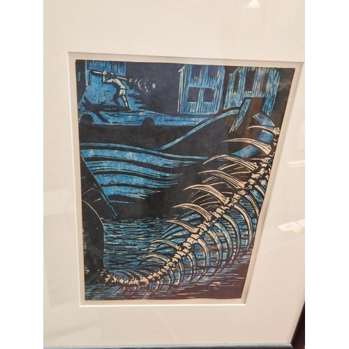 367 - CONTINENTAL SCHOOL C. 1935. A Collection of seven lithographic prints, all illustrations, variously ... 
