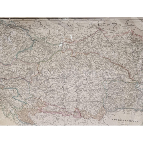 374 - GUILLAUME DE L'ISLE. Map of Flanders, engraved map, hand coloured, Pl.19 x 24 in, unframed; various ... 