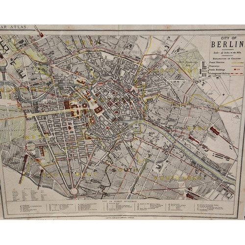 374 - GUILLAUME DE L'ISLE. Map of Flanders, engraved map, hand coloured, Pl.19 x 24 in, unframed; various ... 