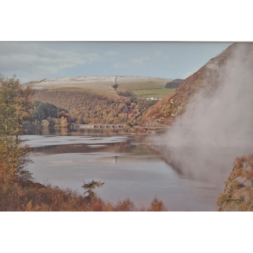 383 - ENGLISH SCHOOL, LATE 20th CENTURY. Four photographic prints depicting landscapes in the Elan Valley,... 