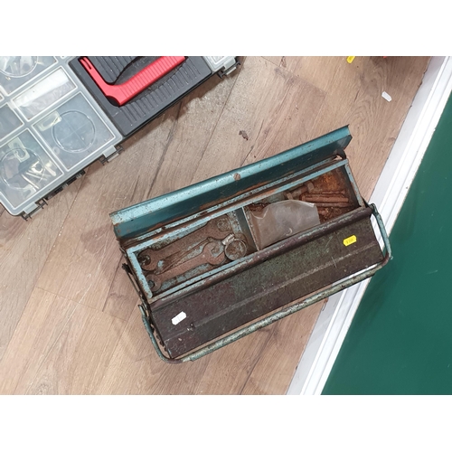 420 - A collection of various toolboxes with tools etc. (R3)
