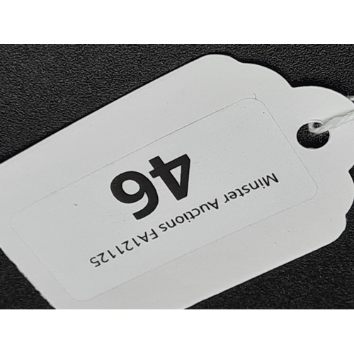 46 - A George III silver helmet shape Milk Jug engraved initials on circular base, London 1791, maker: Ro... 