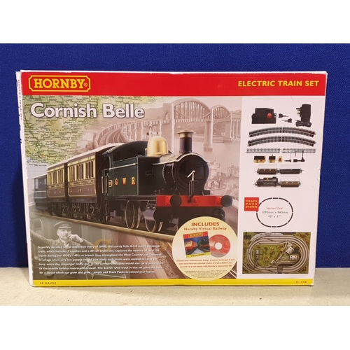 179 - A boxed Hornby 00 gauge R1050 Cornish Belle Set, contents unused, box Ex