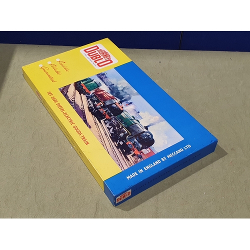 128 - A boxed Hornby Dublo 2030 Bo-Bo Diesel Goods Set, superb example showing no signs of use. Box perfec... 
