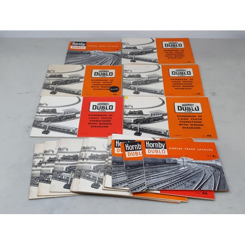 75 - A reference set of 6x 2-rail Track Plans Books and 12x various other Plans Books, all Nr M-M