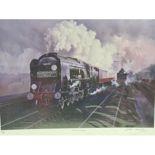 104 - A Classic Collections limited edition original Portfolio containing 8x Prints of 'Famous Named Train... 