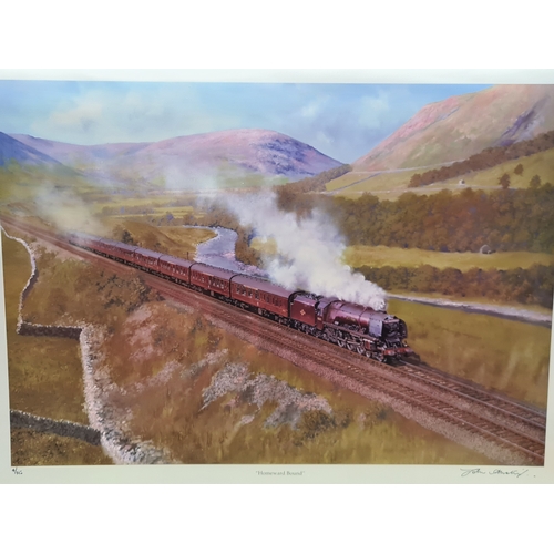 104 - A Classic Collections limited edition original Portfolio containing 8x Prints of 'Famous Named Train... 