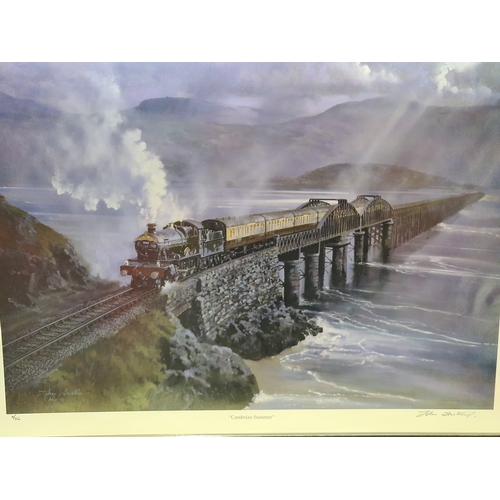104 - A Classic Collections limited edition original Portfolio containing 8x Prints of 'Famous Named Train... 