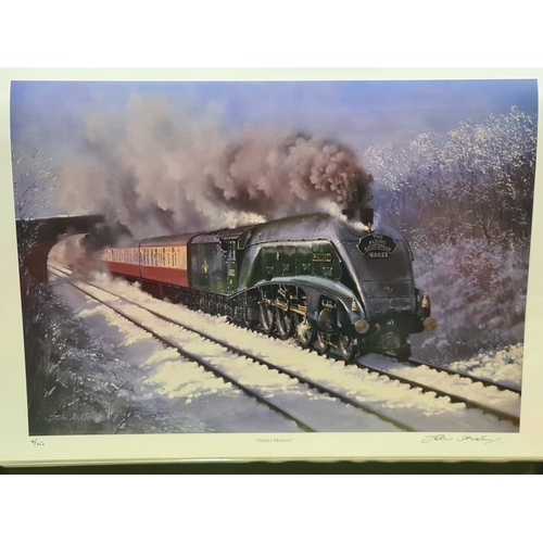104 - A Classic Collections limited edition original Portfolio containing 8x Prints of 'Famous Named Train... 