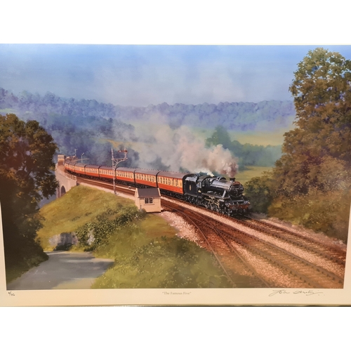104 - A Classic Collections limited edition original Portfolio containing 8x Prints of 'Famous Named Train... 