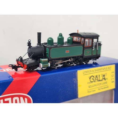 215 - A boxed Heljan 009 gauge Lynton & Barnstaple 2-4-2T Locomotive 'Lyn', a Peco Lynton & Barnstaple GR-... 