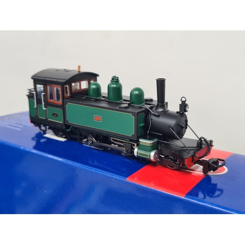 215 - A boxed Heljan 009 gauge Lynton & Barnstaple 2-4-2T Locomotive 'Lyn', a Peco Lynton & Barnstaple GR-... 